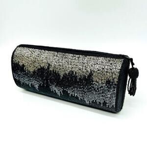 Stunning Imperial Fashion vintage hombre fully beaded evening clutch